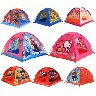 TENDA Lều Cắm Trại Hình Nhân Vật hello kitty mickey paw patrol/Người Nhện/Công Viên Cho Bé