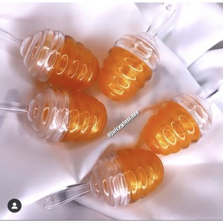 Vỏ son kem trong suốt bình mật ong (rỗng)_ vỏ đựng son handmade