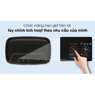 Máy lọc không khí Sharp FP-J40E-W (Hàng chính hãng, Cảm biến bụi PM2.5, Nhập khẩu Thái Lan, Diện tích 30m2)