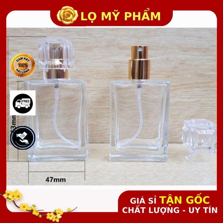 Lọ Chiết Nước Hoa ❤ Lọ chiết nước hoa 30ml Nút Lục Giác , lọ dầu thơm , phụ kiện du lịch