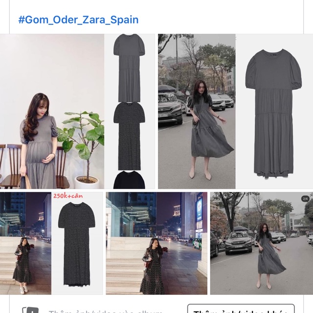 Váy babydoll suông dài zara sz S nhỏ nhất Em này giá gốc chưa cân tầm #hơn500k nha Nay 💰 sale về tay chỉ #250k + cân ạ
