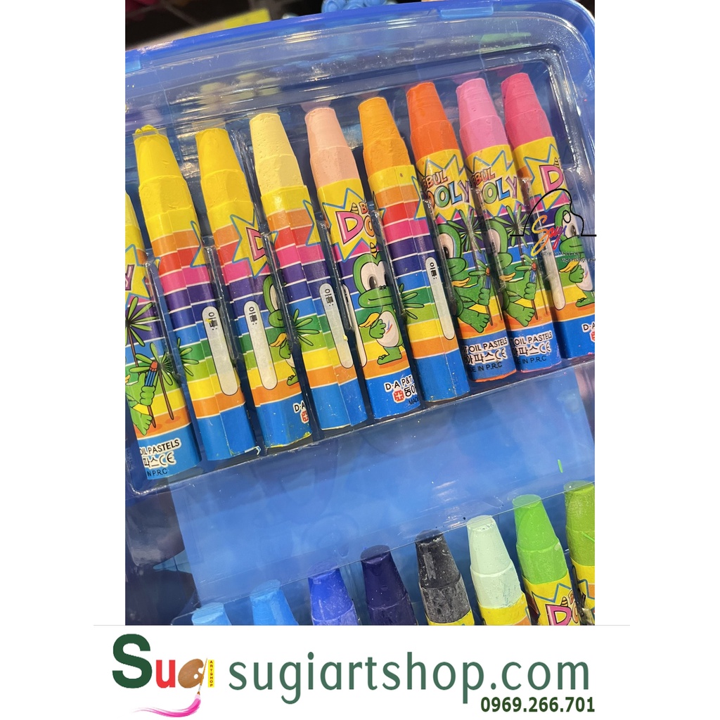 Bút Sáp Dầu 24/ 36/ 48 Màu  Dooly Hàn Quốc -