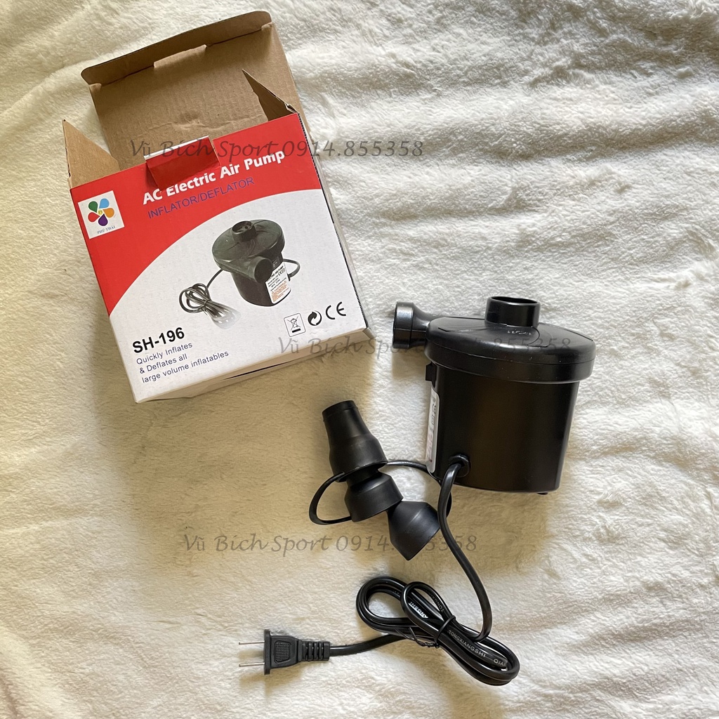Bơm Điện Mini 2 chiều - dành cho phao và túi hút chân không
