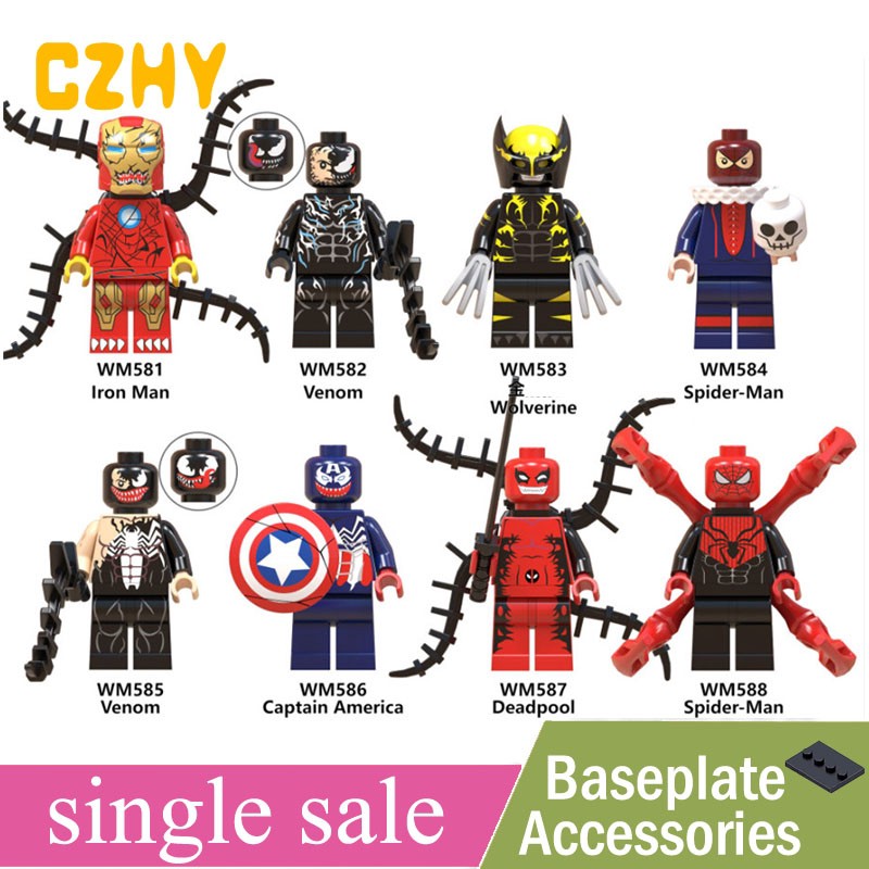 Mô Hình Lắp Ráp Lego Đồ Chơi Siêu Anh Hùng Deadpool Thú Vị Cho Bé Wm6044 Wm581 582 583 584 585 586 587 588