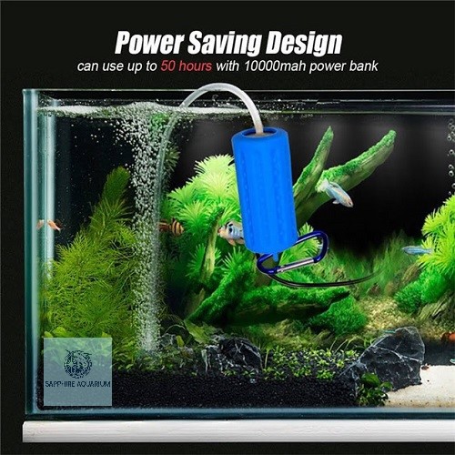 Máy sủi oxy USB cho bể cá cảnh mini