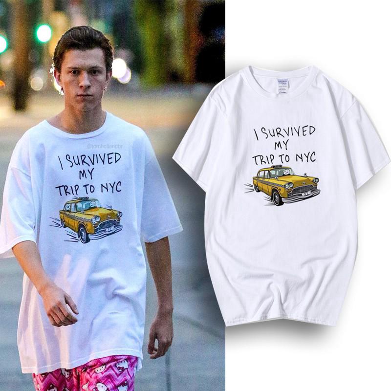 Áo thun cotton tay ngắn Tom Holland từng mặc