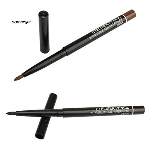 [Hàng mới về] Chì kẻ mắt gel màu nâu đen xoay được dùng trang điểm chống nước | BigBuy360 - bigbuy360.vn