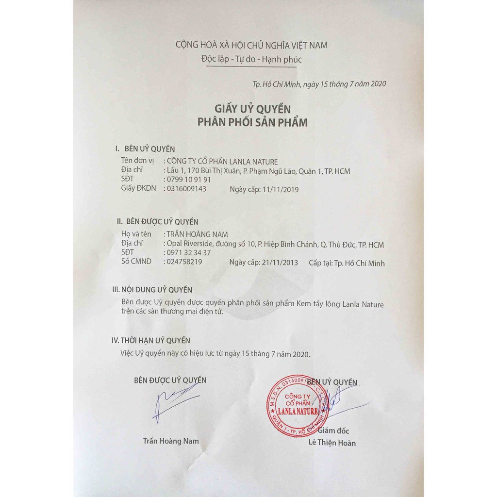 Kem Tẩy Lông Lanla Nature