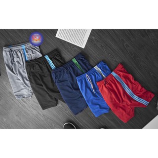 Combo 5 quần đùi thể thao nam - 3 sọc năng động