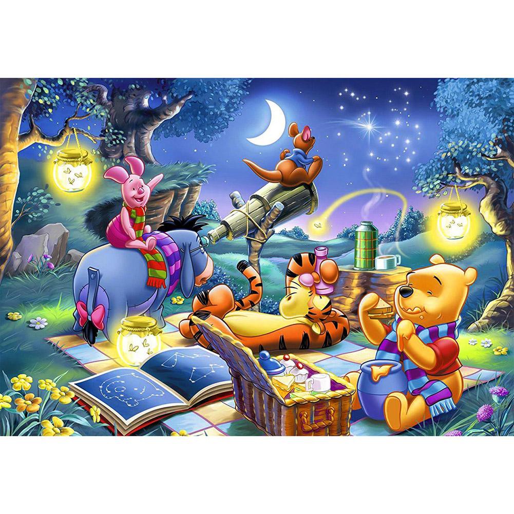 Bộ Tranh Đính Đá 5d Tự Làm Họa Tiết Hoạt Hình Nghệ Thuật