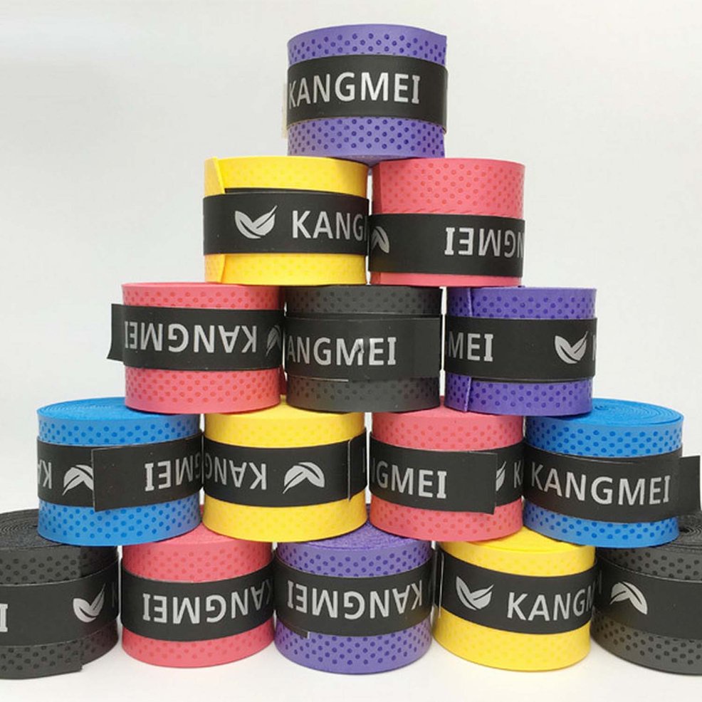 Băng Quấn Cán Vợt Tennis Bằng Da Pu Co Giãn Chống Trượt Thấm Hút Mồ Hôi