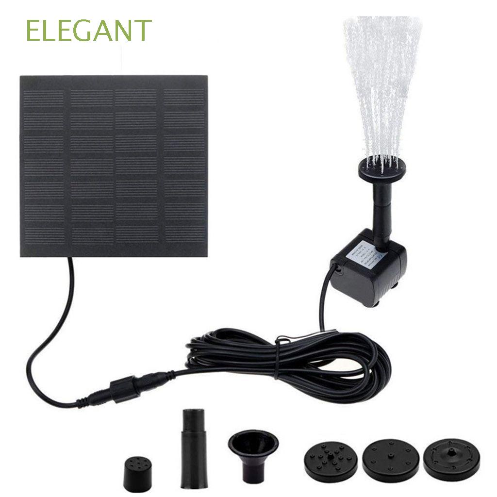 1 bộ vòi phun nước mini sử dụng năng lượng mặt trời kèm 5 đầu phun cho hồ cá