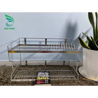 Kệ treo tường chén đĩa đa năng inox 304