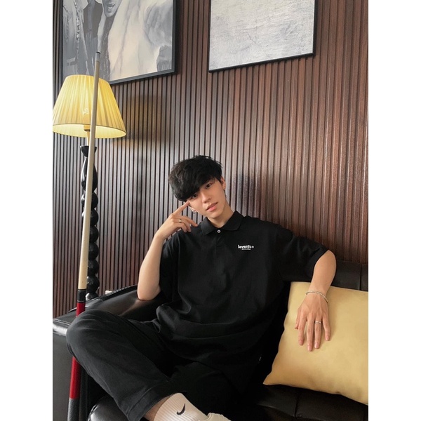 Áo thun có cổ LEVENTS® MINI POPULAR POLO/ BLACK @dx.resell Tặng Kèm Túi Tote Hoặc Túi Giấy Khi Mua Từ 2SP Levents