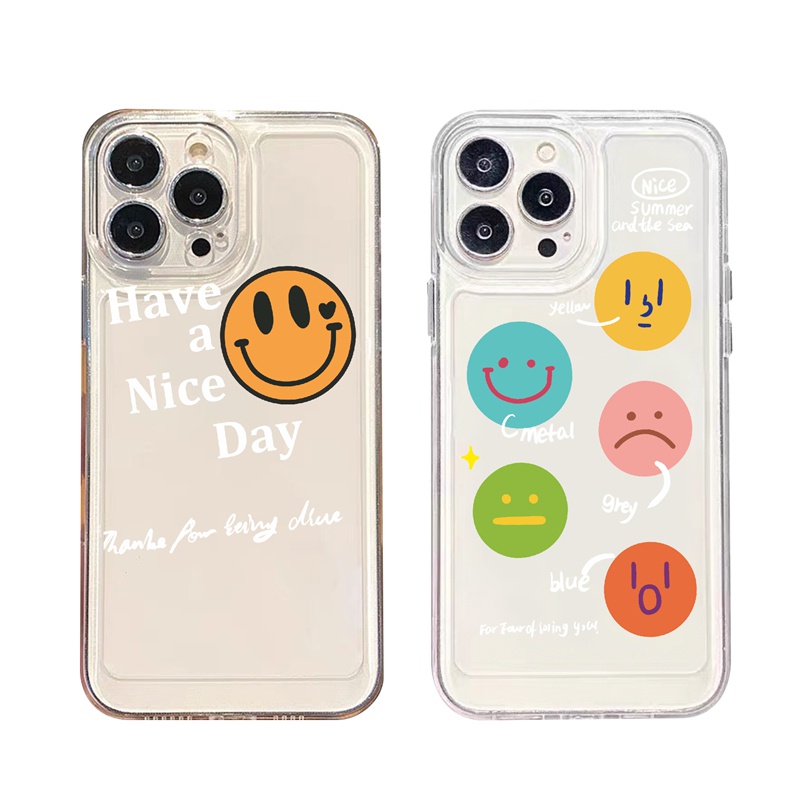 Suntaiho Ốp lưng iphone Ốp điện thoại mềm in hình mặt cười thích hợp cho iPhone 11 pro/13 pro/Max 12 pro/Max/Xs Max/XR/7/8 Plus