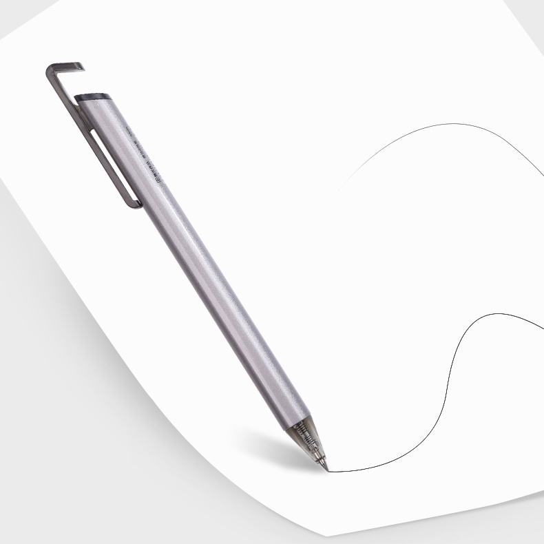 Bút Bi Mực Đen Ngòi 0.5MM Vỏ Kim Loại Chất Lượng Cao