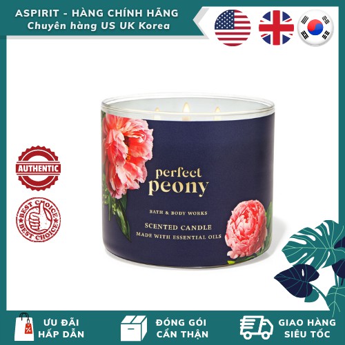 🌸🌸HOT SALE🌸🌸 Nến Thơm Bath And Body Works Scented Candle 3 Bấc 411g