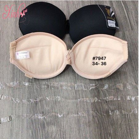 Áo lót, áo quây 7974 có gọng, quai áo silicon trong suốt tạo được nhiều kiểu, phù hợp mặc áo hở lưng, hở vai, cực kì đẹp