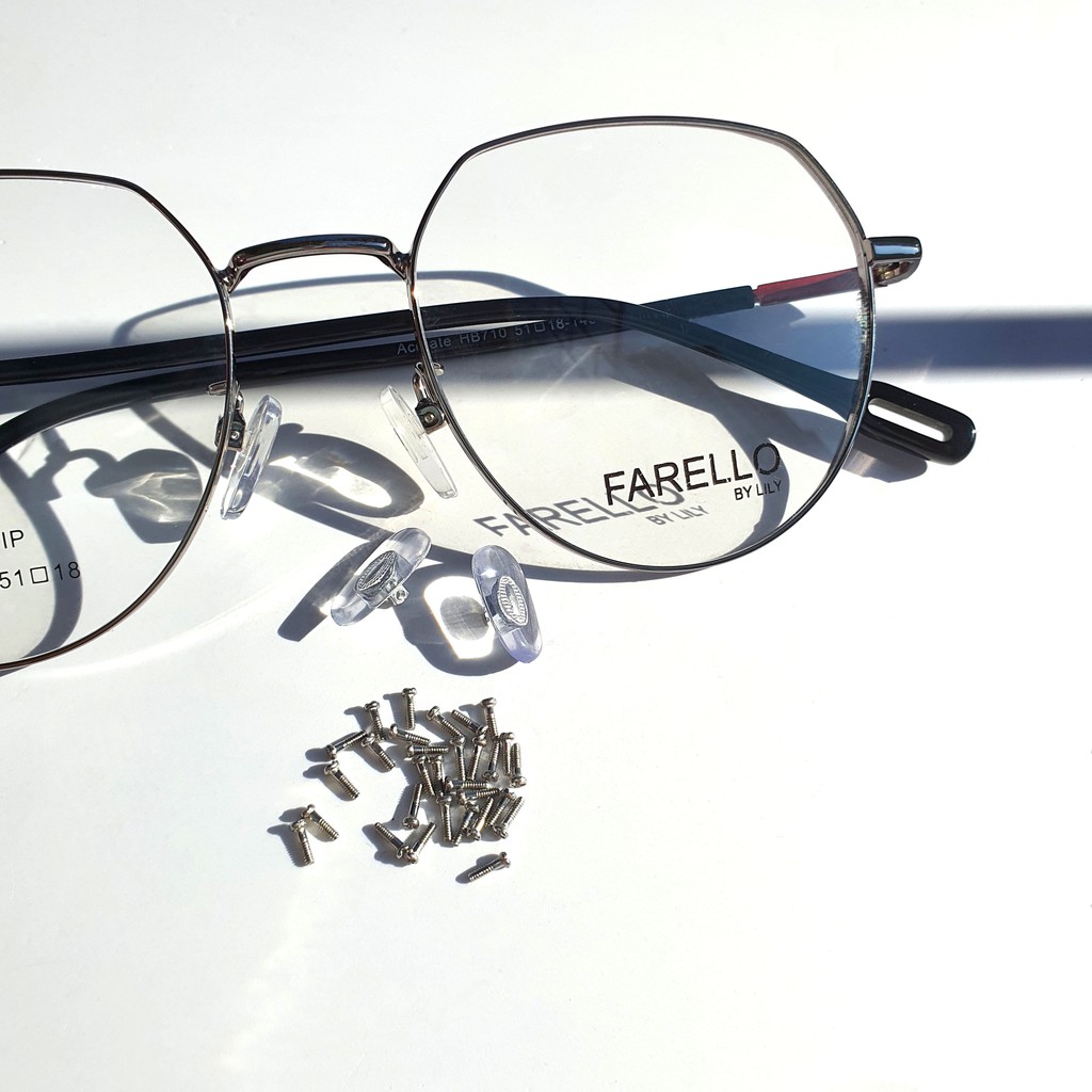 Đệm mũi silicon trắng trong gọng kính chống trượt tiện lợi Lilyeyewear | BigBuy360 - bigbuy360.vn