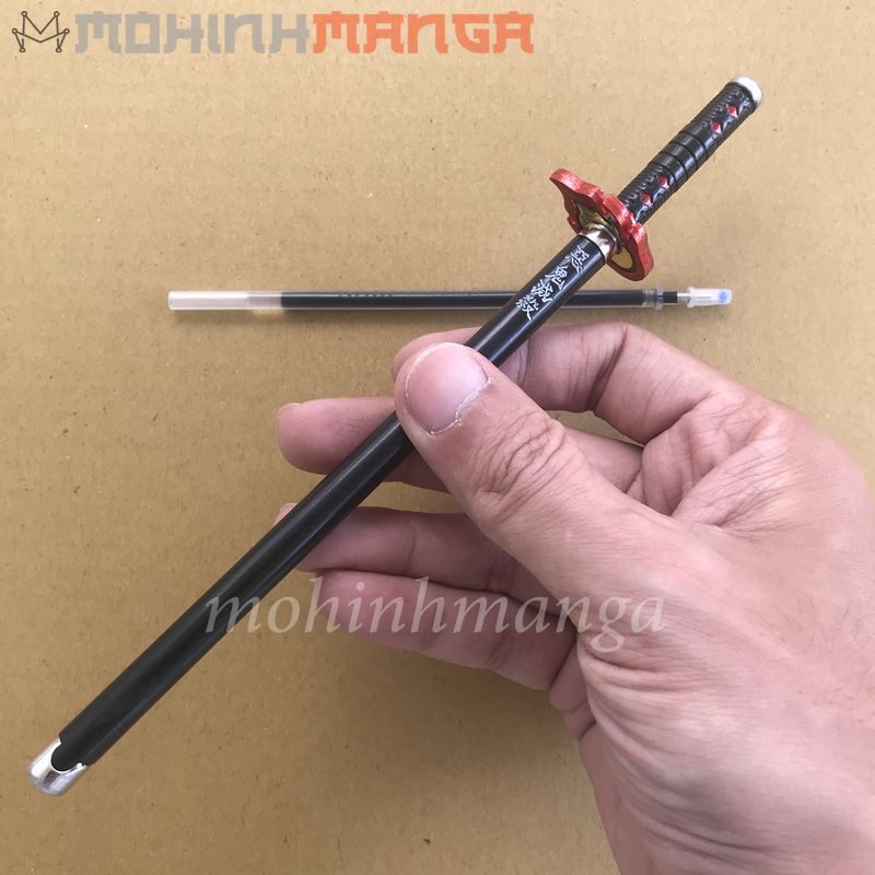 Bút viết hình kiếm Tanjiro Kamado  Kimetsu no Yaiba Thanh Gươm Diệt Quỷ Cứu Nhân bằng hợp kim cao cấp