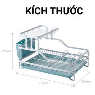 KỆ ÚP CHÉN DĨA 2 TẦNG LOCK&LOCK LDR204