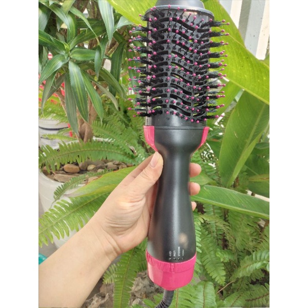 Lược điện one step kiêm náy sấy khí tạo tóc phồng