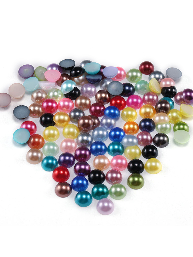 Set hạt ngọc trai bán tròn St.kunkka bằng nhựa ABS dành cho tự làm đồ trang sức thủ công mỹ nghệ điện thoại di động