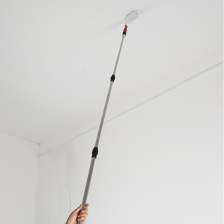 Cây lăn sơn Cây lăn ống lồng bằng thép không gỉ Cây lăn sơn latex Dụng cụ cọ sơn tường cây kéo dài