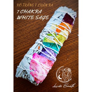 Xô trắng 7 chakra - white sage 7 chakra - lunar breath