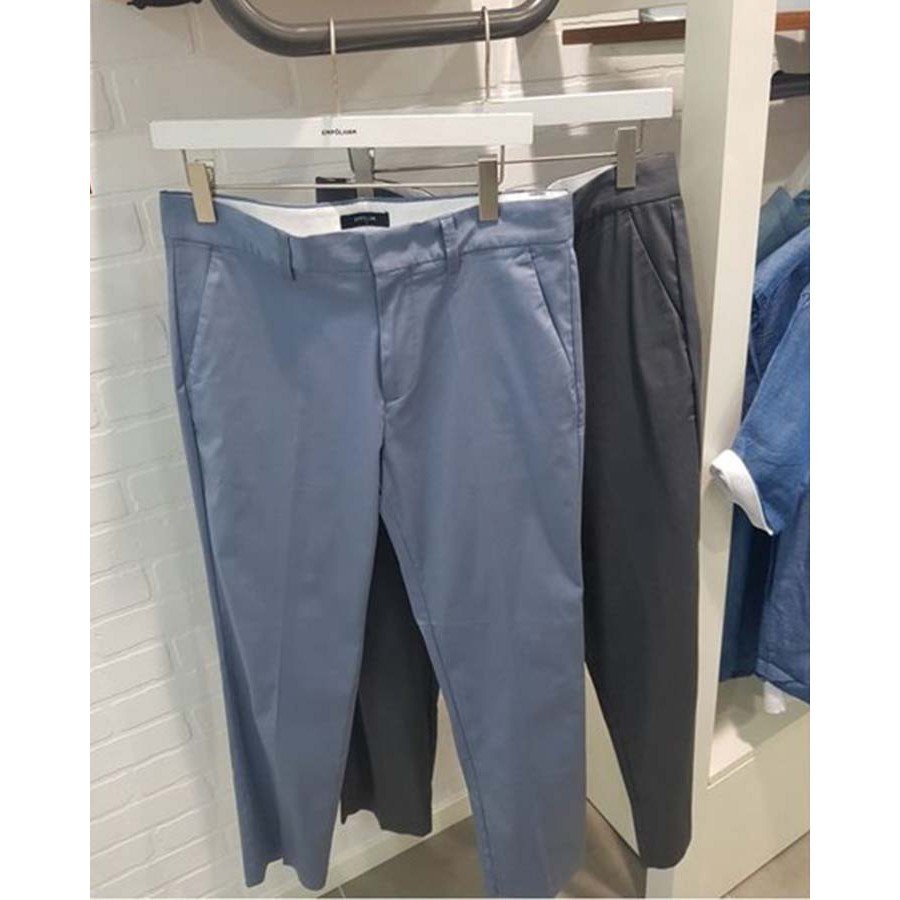 Quần kaki ống côn nam vải mỏng hàng hiệu xuất khẩu Hàn