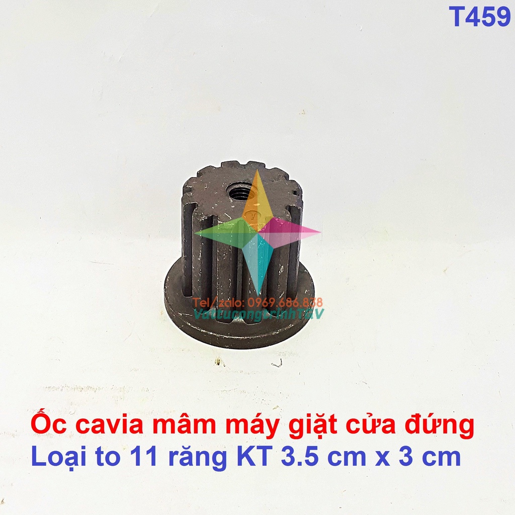 Ốc mâm Cavia máy giặt 11 răng cỡ to 3cm x 3.5cm