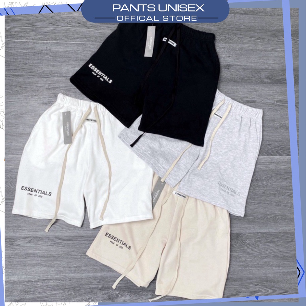 ⚡[ RẺ VÔ ĐỊCH ] Quần short nỉ cotton Essentials , quần nam nữ  Pantsunisex✨ | BigBuy360 - bigbuy360.vn