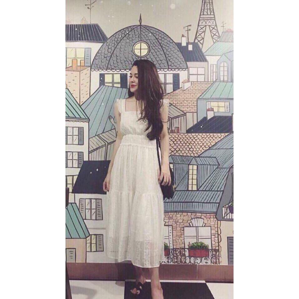 Váy maxi ren tiểu thư