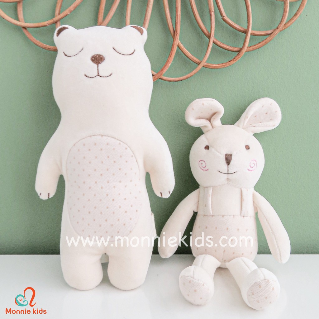 GẤU THỎ BÔNG ORGANIC HÀN QUỐC CHO BÉ 🐰🐻