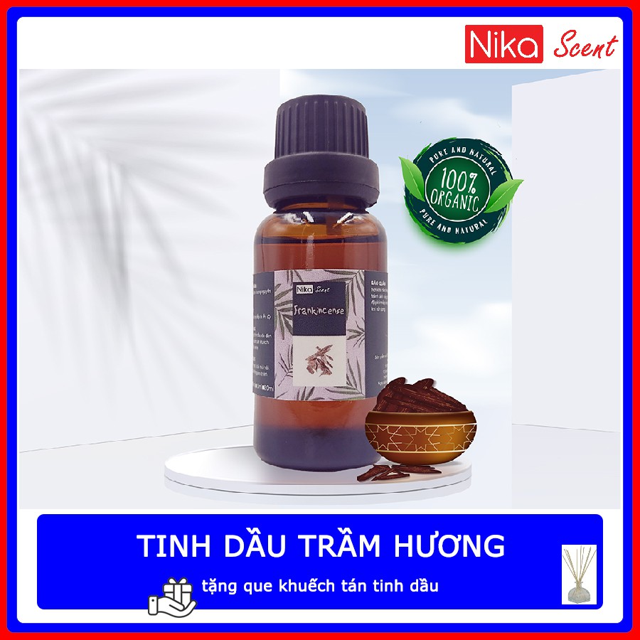 Nikascent Tinh dầu thiên nhiên (50ml) giúp khử mùi, thơm phòng, giảm căng thẳng, làm sạch không khí