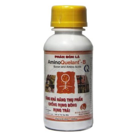 Phân bón lá Amino Quelant B 05 Đạm sinh học  chống hiện tượng vàng lá,lá dị dạng,thối chồi non 100ml