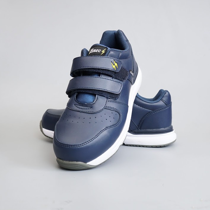 Giày Sneakers quai dán XEBEC tiện lợi - Xanh navy đậm