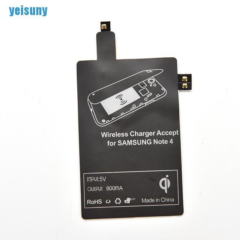 Bộ Sạc Không Dây Qi Cho Samsung Galaxy S3 S4 S5 Note 2 3 4 Bbaa