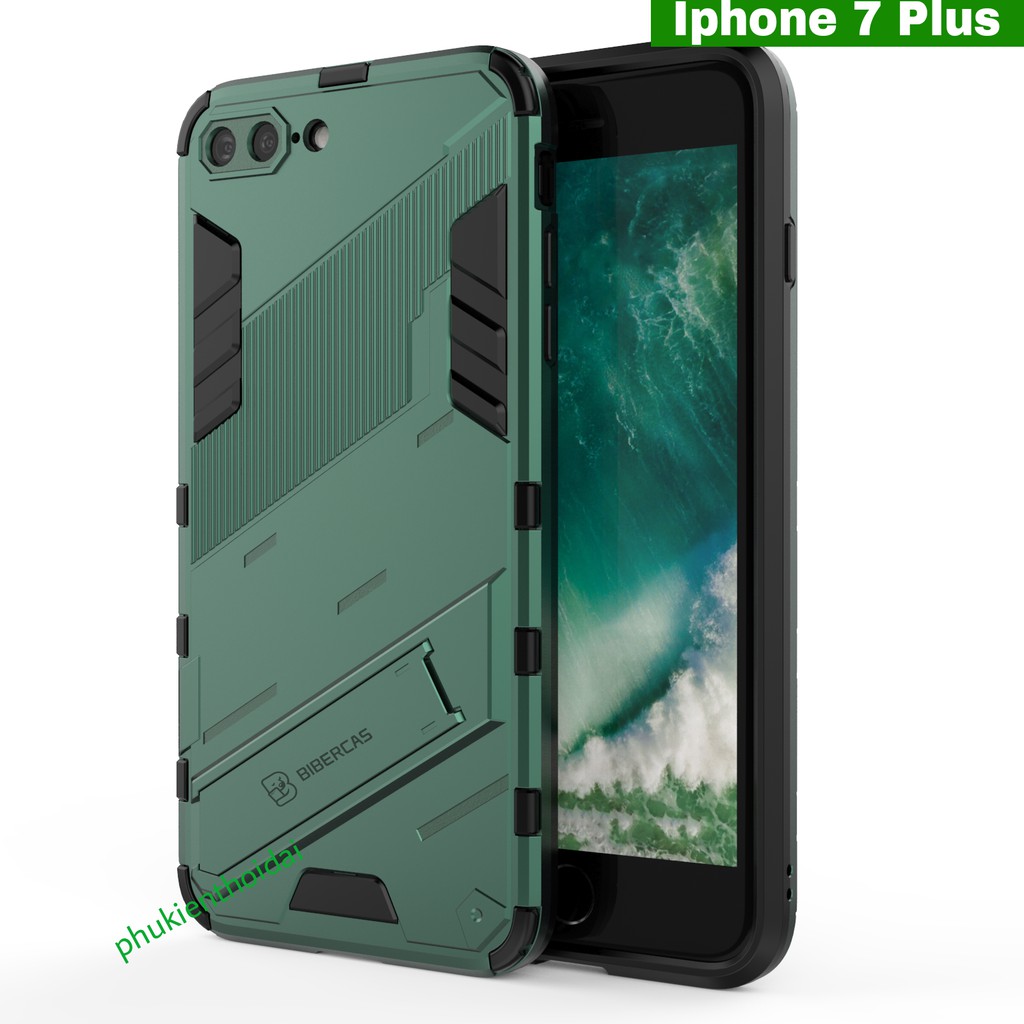 Ốp lưng Iphone 7 Plus / X / Xs / 12 Pro Max / 13 Pro Max / 14 Pro / 14 Pro Max Iron Man Ver 2 chống sốc giá đỡ xem phim