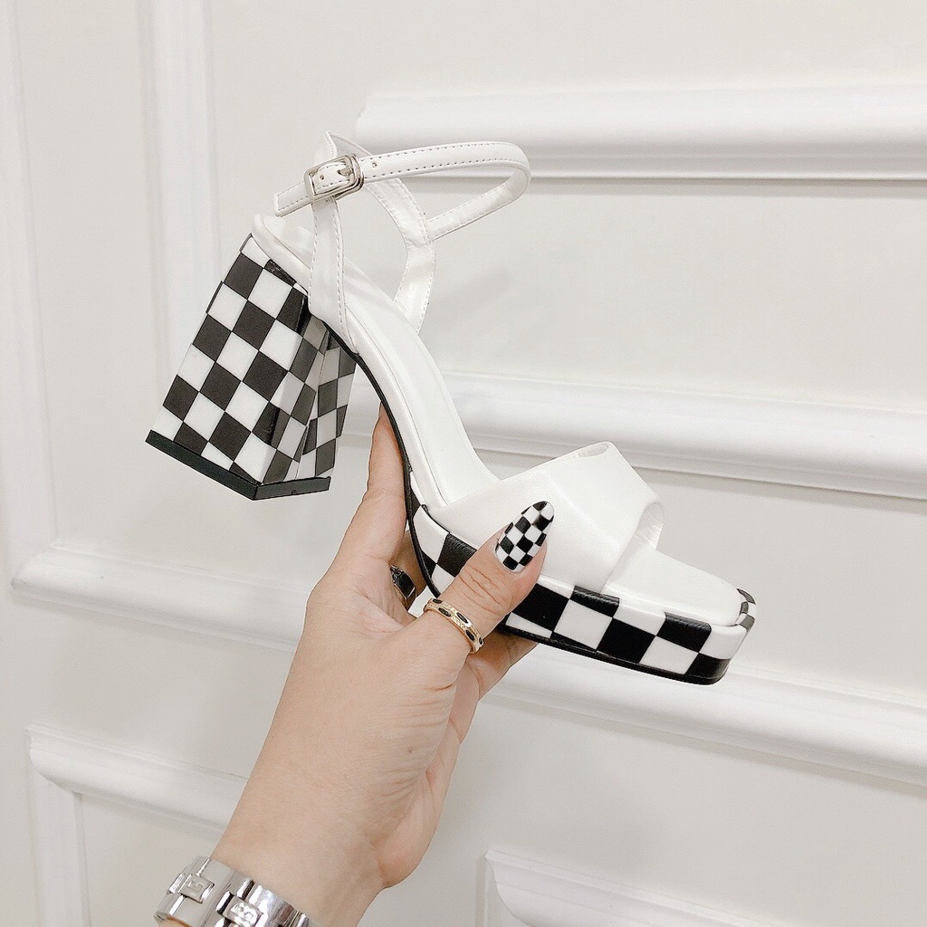 Sandal Cao Gót 9p Quang Ngang Mũi Đúp [ Cực Hot ] Hàng Cao Cấp VNXK Form Chuẩn Đẹp Siêu Sang - Chị Chảnh Store