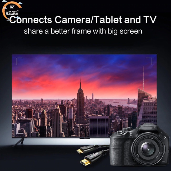 Dây Cáp Chuyển Đổi Mini 4k Hdmi Sang Hdmi Tốc Độ Cao