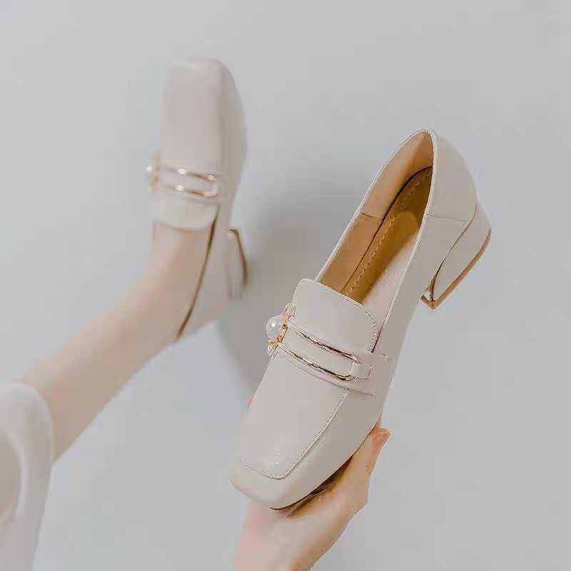 D317- giày tây nữ da mềm , giày mọi nữ đẹp hàng quảng châu cao cấp kèm ảnh thật