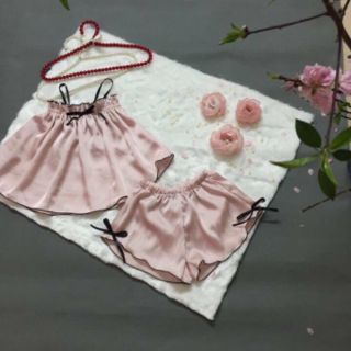 Bộ lụa 2 dây cho bé