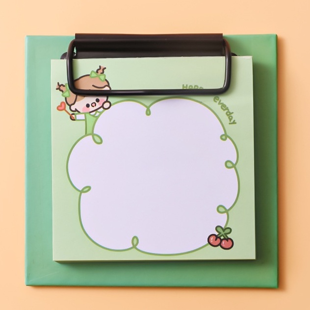 Giấy Ghi Chú Không Dính Họa Tiết Hoạt Hình Dễ Thương Cho Học Sinh