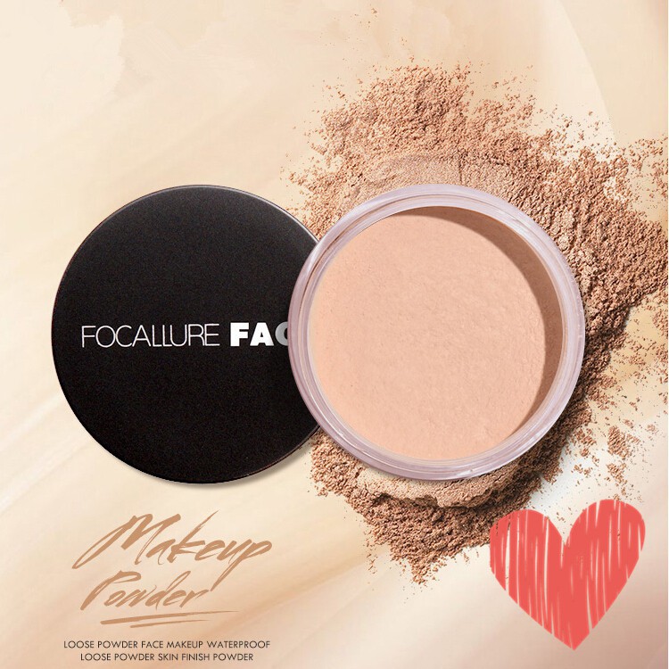 [Hàng mới về] Phấn phủ dạng bột trang điểm gương mặt hiệu FOCALLURE