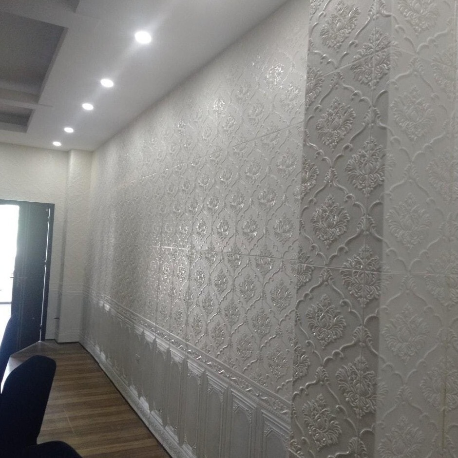 (RẺ NHẤT THỊ TRƯỜNG ) XỐP DÁN TƯỜNG TÂN CỔ ĐIỂN 7 HÀNG CAO CẤP, KT 70 X 70CM