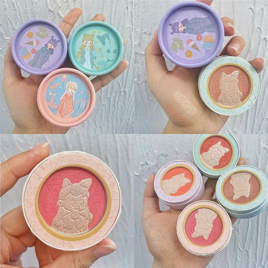 (Hàng Mới Về) Phấn Má Hồng Bắt Sáng Trang Điểm Tự Nhiên Dễ Thương V.M Vingee | BigBuy360 - bigbuy360.vn