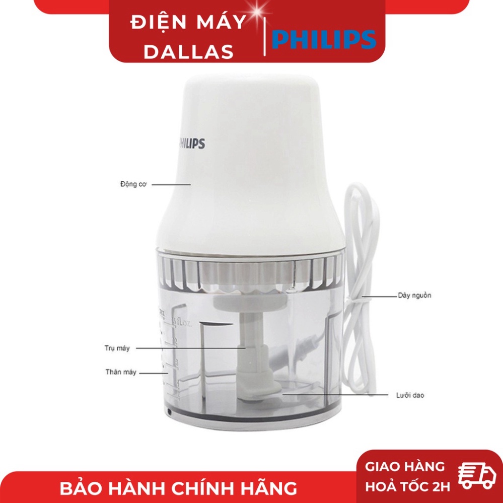 Máy xay thịt Philips HR1393 0.7L - Hàng chính hãng