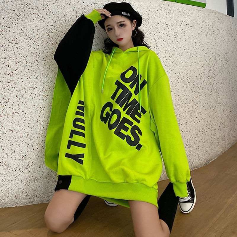 [ORDER] Áo hoodie thời trang tay dài độc lạ form rộng thiết kế gài nút có thể mở nút thành xẻ tà ulzzang ( 2 màu )