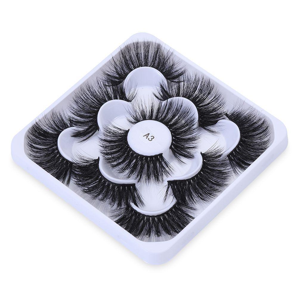 Set 5 Cặp Lông Mi Giả Mềm Mại Và Dày Hiệu Quả MIH SKONHED